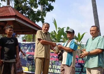 SERAHKAN PULUHAN RIBU BIBIT PINANG BATARA, ZARFI DESON TUAI PUJIAN DAN DUKUNGAN PETANI PESSEL