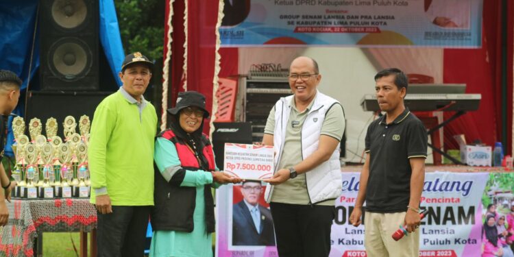 Lomba Senam Lansia Nagari VII Koto Talago Diapresiasi Ketua DPRD Sumbar