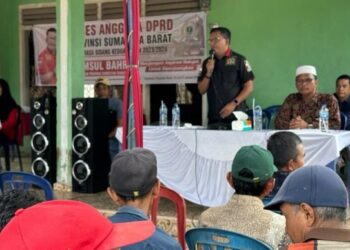 Warga Pasaman Barat Keluhkan Soal Banjir Saat Reses Syamsul Bahri