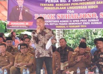 Suharjono Sosialisasikan Perda Nomor Tahun 2020 di Pasaman
