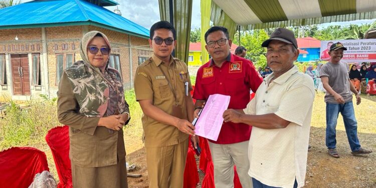 Syamsul Bahri Sosialisasikan Perda Nomor 3 Tahun 2023 di Pasaman Barat