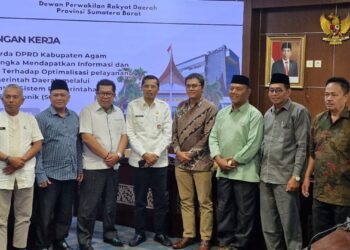 Bapemperda DPRD Agam Kunjungi DPRD Sumbar