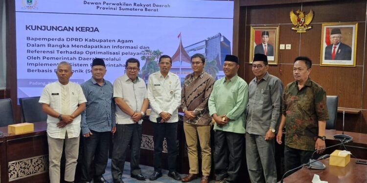 Bapemperda DPRD Agam Kunjungi DPRD Sumbar