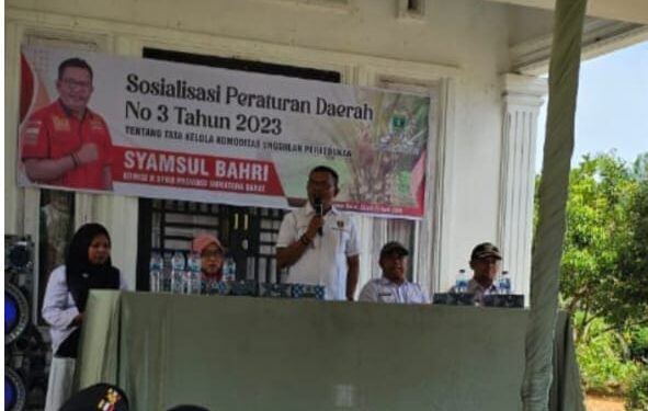 Anggota DPRD Sumbar Syamsul Bahri Sosialisasikan Perda No 3 Tahun 2023 di Dapil