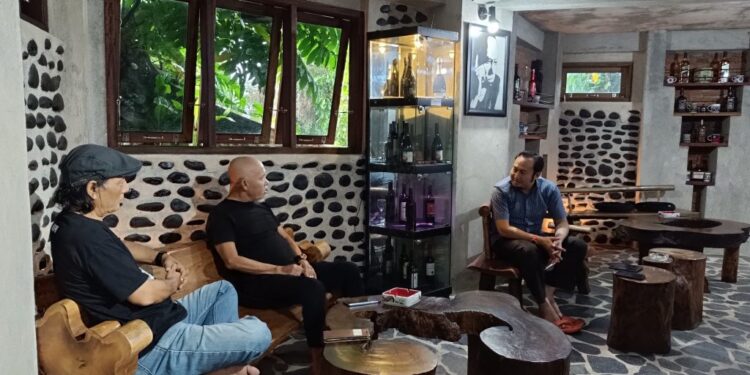 Rahmat Saleh Diskusi Seni dan Perjuangkan Aspirasi Seniman