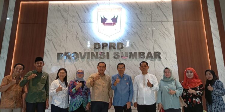 Komisi I dan II DPRD Kepulauan Meranti Kunjungi DPRD Sumbar