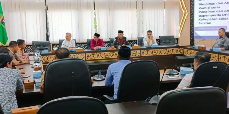 DPRD Sumbar Terima Kunjungan Rombongan DPRD Solok Selatan, Bahas Penetapan KUA-PPAS