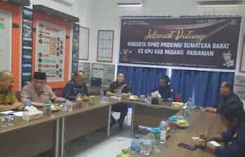 Tinjau Kesiapan Pilkada 2024, Komisi I DPRD Sumbar Kunjungi KPU Padang Pariaman