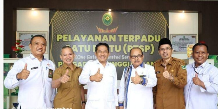 Evi Yandri Rajo Budiman Silaturahmi dengan Ketua Pengadilan Tinggi