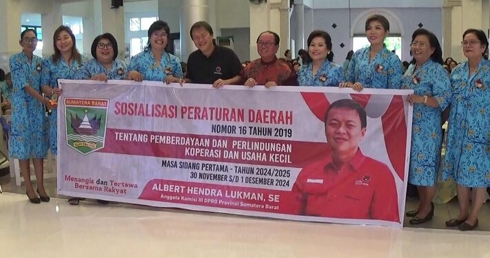 Sosialisasikan Perda, Anggota DPRD Sumbar Albert Hendra Lukman Dorong WKRI Adaptasi dengan Digitalisasi