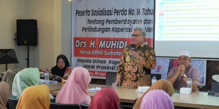 Sosialisasikan Perda, Ketua DPRD Sumbar Tekankan UMKM Jadi Solusi Tingkatkan Kesejahteraan