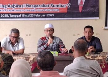 Irsyad Syafar Jaring Aspirasi Masyarakat Payakumbuh Timur