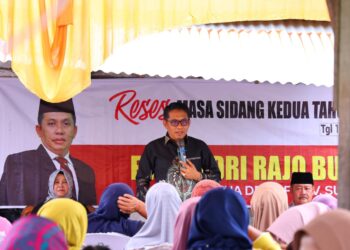 Wakil Ketua DPRD Sumbar Eviyandri Dt Rajo Budiman Serap Aspirasi Masyarakat Batipuh Panjang