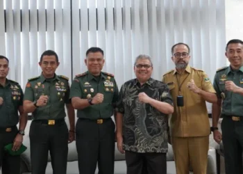 Muhidi Terima Kunjungan Danrem 032/Wbr