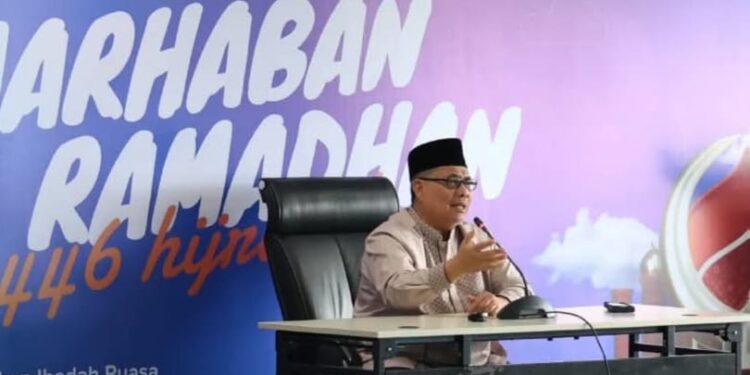 Ketua DPRD Sumbar Tausiyah Ramadhan di Bank Nagari