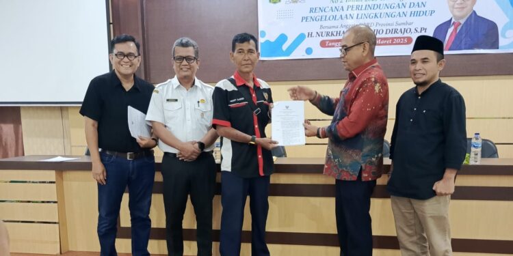 Anggota DPRD Sumbar Nurkhalis Dt. Bijo Dirajo Sosper Perlindungan dan Pengelolaan Lingkungan Hidup Provinsi Sumbar