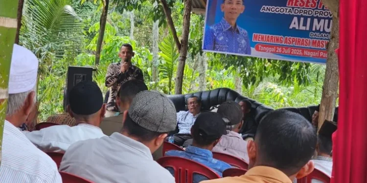 Reses Ali Muda di Padang Mentinggi, Warga Minta Dukungan Pengembangan Seni dan Budaya di Sekolah