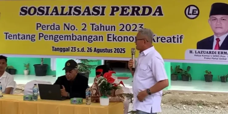 Sosperda di Agam, Lazuardi Erman Tekankan Pentingnya Regulasi Dukung Lahirnya Pengusaha Muda