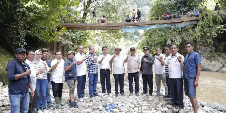 Pembangunan Jembatan di Pasaman Dapat Bantuan dari Presiden Prabowo