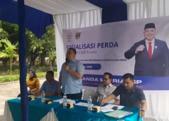 Wakil Ketua DPRD Sumbar Nanda Satria Sosialisasikan Perda Pemberdayaan Koperasi dan UMKM