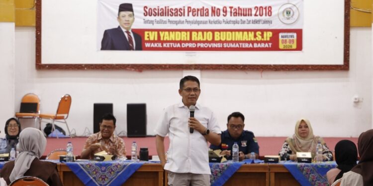 Wakil Ketua DPRD Sumbar Evi Yandri: Pengguna Narkoba Adalah Korban, Bukan Sampah Masyarakat